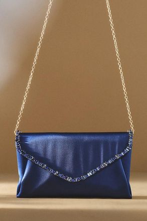 Badgley Mischka Jewel by Badgley Mischka Satin Envelope Clutch
