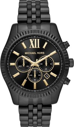 Michael Kors Lexington Chronograph Horloge - Heren - Horloges - Zwart - ONE Size - Accessoires