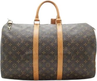 Louis Vuitton Pre-owned Weekend Bags, female, Brown, Size: ONE SIZE Pre-owned Weekend Bag