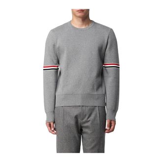 Thom Browne Heren, Truien, Grijs, Maat: L