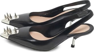 Alexander McQueen Pumps con cinturino posteriore - Nero
