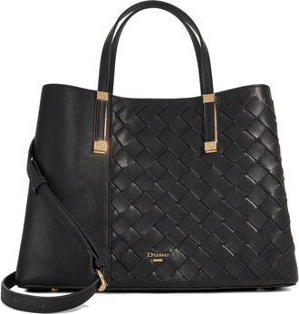 Dune London Womens Accessories Dorry - Textured Tote - Black - One Size