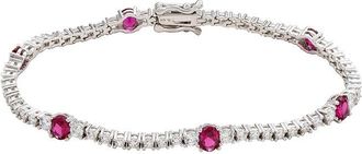 Suzy Levian Suzy Levian Silver Cz Stackable Bracelet