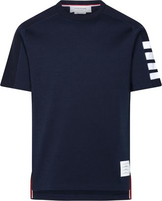 Thom Browne Navy Cotton T Shirt
