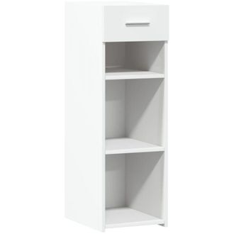vidaXL Credenza Bianca 30x42,5x93 cm in Legno Multistrato - Vidaxl