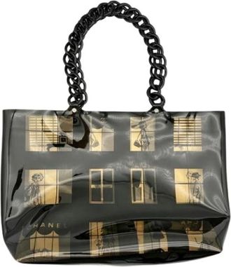 Chanel Pre-owned Vintage Tote bag - Dames - Vintage Shopper - Zwart - ONE Size - Vintage