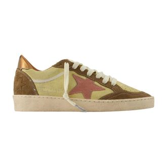 Golden Goose Sneakers, female, Yellow, Size: 10 US Ball Star Sneakers