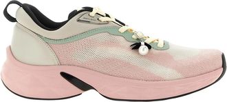 Jimmy Choo London Diamond Run Sneakers - Dames - Sneakers - Roze - 35 EU - Leer - Schoenen