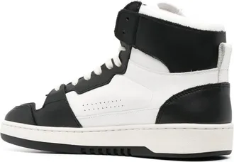 Axel Arigato Mens Dice Hi High-Top Sneaker White Leather Rubber