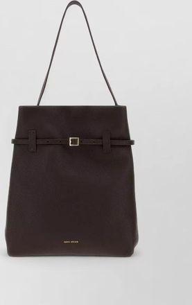 Manu Atelier leather tote du jour shoulder bag