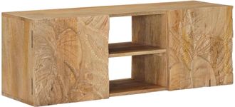 vidaXL Mueble De Tv De Pared Con Estante Con Puerta 100 X 30 X 35 Cm Vidaxl