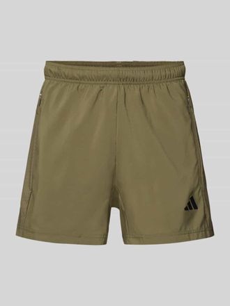 adidas Shorts mit elastischem Bund in Oliv, Gr&ouml;&szlig;e XXL