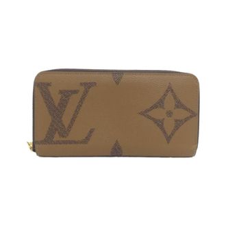 Louis Vuitton Marron Coated Canvas Long Wallet (Bi-Fold) (Pre-Owned)