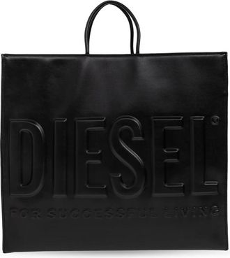 Diesel DSL 3D Shopper Handtas - unisex - Shoppers - Zwart - ONE Size - Tassen