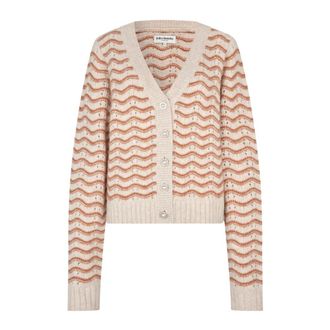 Lollys Laundry Cardigans, female, Multicolor, Size: XL LanoLL Cardigan Knit LS