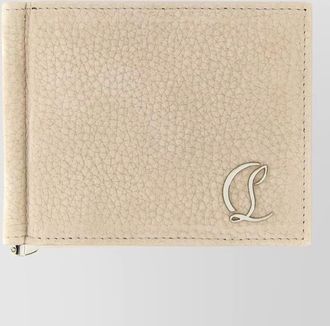 Christian Louboutin mooncrest signature wallet textured finish