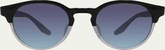 Barton Perreira Beckford 49mm Round Acetate Sunglasses