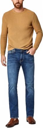 Mavi Mens Josh Bootcut Jean In Mid Brushed Organic Move