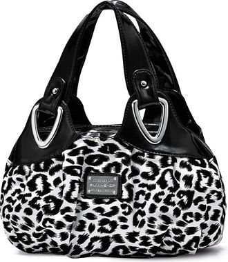 Generic Elegant Handbags for Women - PU Leather Top-Handle Bag with Large Capacity | Floral Design - Fashion Ladies Handbags