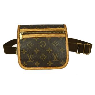 Louis Vuitton Bosphore Waist Monogram Canvas Brown Canvas Handbag (Pre-Owned)