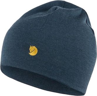 Fj&auml;llr&auml;ven Bergtagen Merino Beanie M&uuml;tze - Unisex | blau