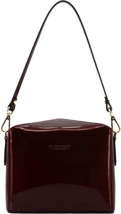 Pourchet Cassetta Schoudertas - Dames - Schoudertassen - Rood - ONE Size - Leer - Tassen