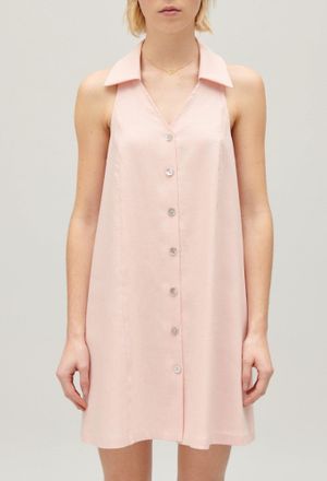 Claudie Pierlot Robe courte babydoll boutonn&eacute;e