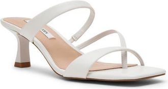 Steve Madden Ajay Strappy Sandal in White Leat at Nordstrom, Size 10