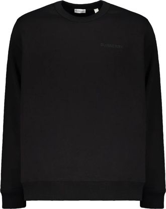 Burberry Katoenen sweater - Heren - Sweatshirts - Zwart - XL - Katoen - Hoodies & sweatvesten