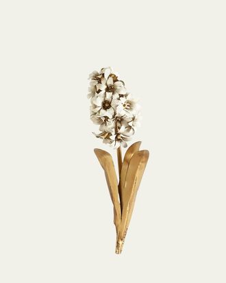 Tommy Mitchell Original GIlded Hyacinth Study on Linen