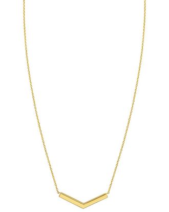 Italian Gold, Inc 14K Chevron Necklace