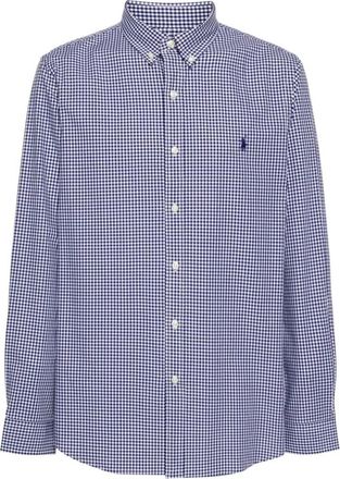 Ralph Lauren Gingham Katoenen Shirt - Heren - Casual Overhemden - Blauw - S - Katoen - Overhemden