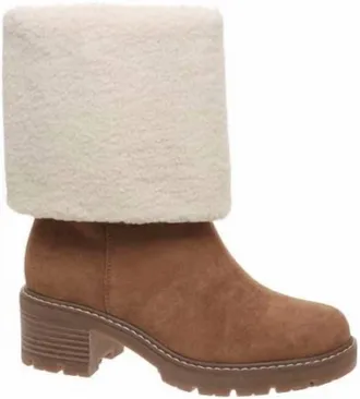 Pierre Dumas Womens Everlee-2 Plush Fleece Boots In New Tan