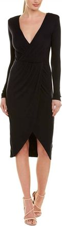 Bailey 44 Destroyer Tulip Hem Jersey Dress In Black