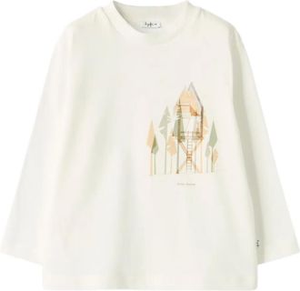 Il Gufo graphic long-sleeve top - kids - Fabric - 14 - Neutrals