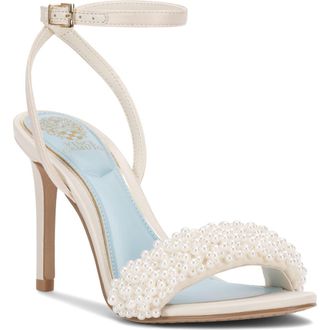 Vince Camuto Arleem Ankle Strap Sandal in Milk at Nordstrom, Size 6