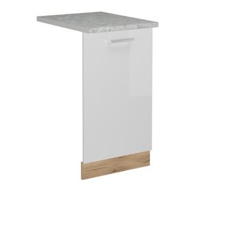 Vicco Tapa Del Lavavajillas R-line, Blanco Alto Brillo, 45 Cm, Et M&aacute;rmol