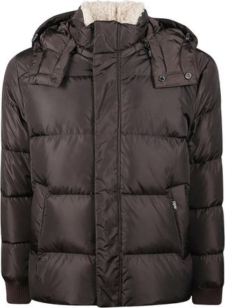 Add Nylongloss Winterjas - Heren - Jassen - Bruin - Maat: 2XL Nylon