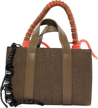 Sun 68 Mini Bolso Terciopelo Pana - Bags - Mujer - Marr&oacute;n - ONE SIZE