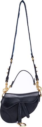 Dior Pre-owned Womens Saddle Handbag - Black - One Size