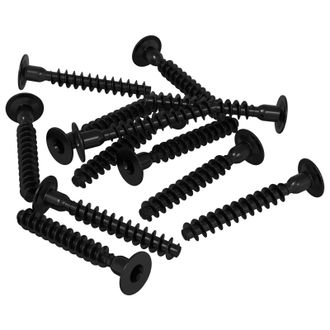 vidaXL Tornillo De Cabeza De Capuch&oacute;n De Enchufe 5143 Pcs Negro Hierro Vidaxl