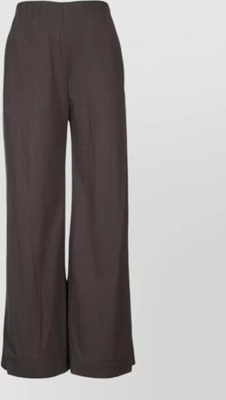 Harris Wharf London women high waist wide leg trousers rayon