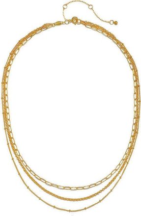 Satya Jewelry Layered Beauty Multiple Chain Necklace