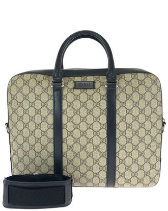 Gucci Gg Supreme Briefcase (Authentic Pre-Loved)