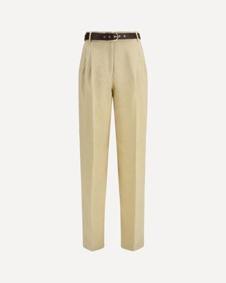 Max Mara Mstsumero Pants in linen batavia Female 44