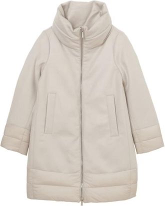 Moorer Soraya-Le Wool-Cashmere Down Coat Cream