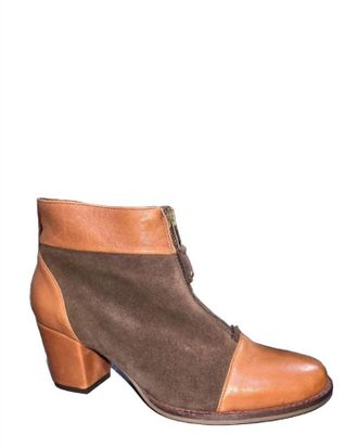 Eric Michael Womens Palma Ankle Boots In Brown Combo