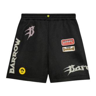 Barrow Casual Shorts, male, Black, Size: XL Graphic Shorts