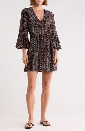 Maaji Joy Cover-Up Caftan in Black at Nordstrom Rack, Size Medium