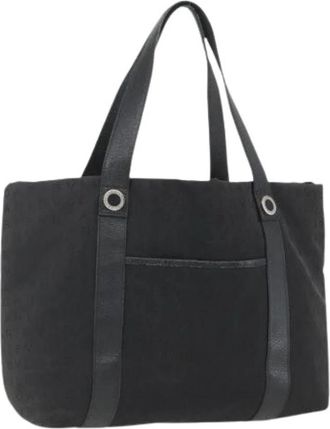 Bulgari Pre-owned Vintage Tote Bag - Dames - Vintage Shopper - Zwart - ONE Size - Vintage